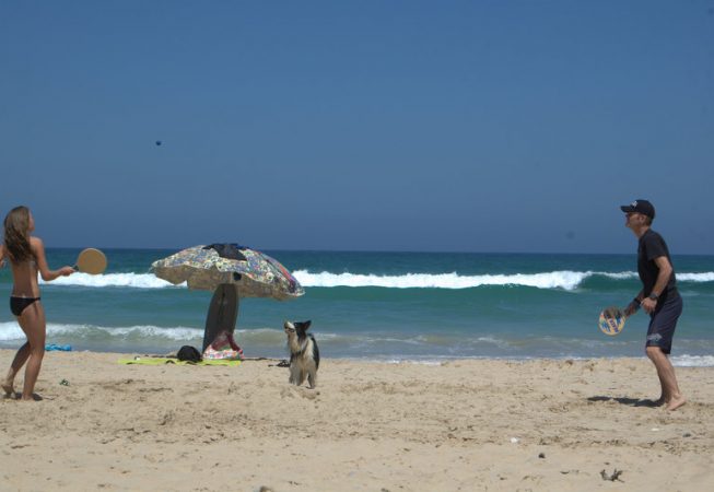 Ball Boy on the Beach at Jeffreys Bay