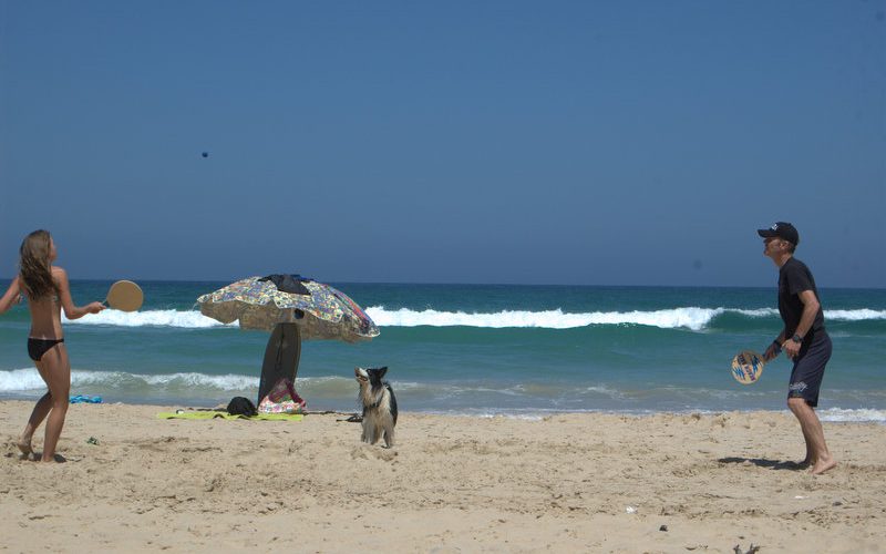 Ball Boy on the Beach at Jeffreys Bay